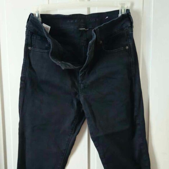 American Eagle Ankle Crop Black Jeans 16R - Picture 1 of 4